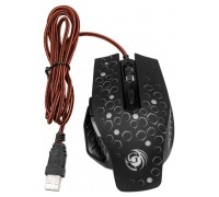 Мышь игровая DIALOG MGK-11U, черная, USB с подсветкой