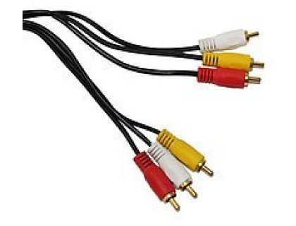 JETT Аудио видео кабель 3RCA-3RCA 1. 8м