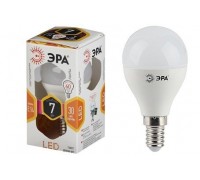 ЭРА светодиодная лампа smd P45-7W-827-E14