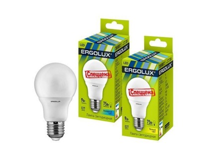 ERGOLUX LED 9-A60/830/D E27