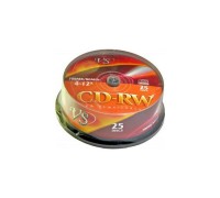 VS Диски CD-RW Cake 25 шт/кор