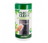 PERFEO Салфетки чистящие "Plastic Clean" для пластиковых поверхностей в тубе