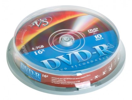 VS Диски  DVD-R Cake 10 шт/кор