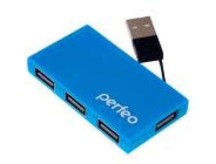 PERFEO USB-ХАБ 4 порта (PF-VI-H023) синий