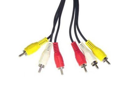 JETT Аудио видео кабель 3RCA-3RCA 1 метр