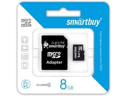 Micro SD Smart Buy/8GB карта памяти Class 10