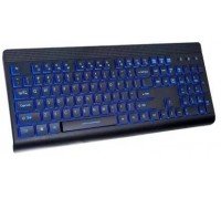PERFEO PF-843 клавиатура BACKLIGHT Multimedia, USB чёрная с подсветкой