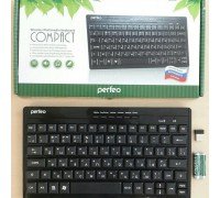 PERFEO PF-8006 клавиатура COMPACT Multimedia usb чёрная