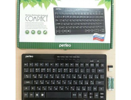 PERFEO PF-8006 клавиатура COMPACT Multimedia usb чёрная