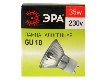 ЭРА Лампа галоген GU10 JCDR-35W-230V прозрачная