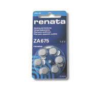RENATA ZA 675 BL6 для слуховых аппаратов часовые